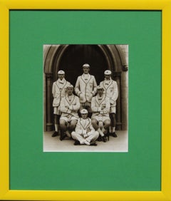 English TSBC c1920s Cricket Team B&W Framed Photo