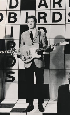 Eric Clapton Playing Guitar with the Yardbirds Fine Art Print