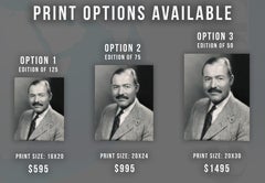Ernest Hemingway Fine Art Print