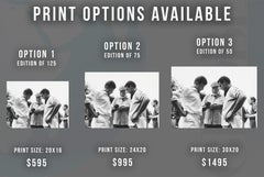 Ernest Hemingway Signing Autographs Fine Art Print