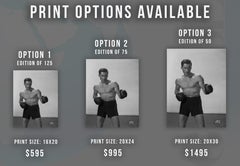 Errol Flynn Boxing Fine Art Print
