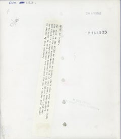 Ewa Aulin in White Mini Dress Vintage Original Photograph