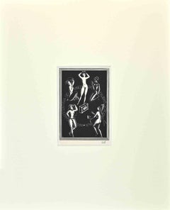 Ex Libris  - Giorgio Balbi - Eau-forte  - Milieu du 20e siècle