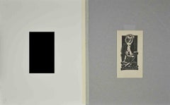Ex Libris  - Giorgio Balbi  - Woodcut - Mid-20th Century