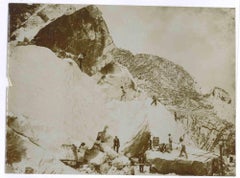 Extraction of Marble Blocks - Vintage Photo - 1910s