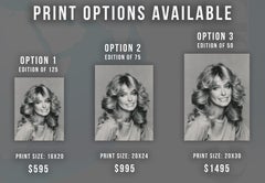 Farrah Fawcett Smiling Fine Art Print
