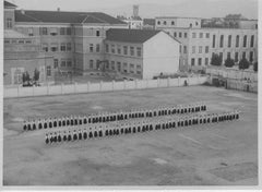 Fascisme en Italie - Exécution publique - Photo vintage b/w, 1934 environ