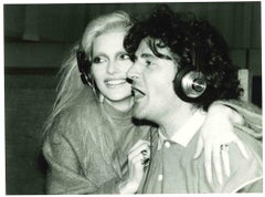 Fausto Leali and Anna Oxa - Vintage Photograph - 1980s