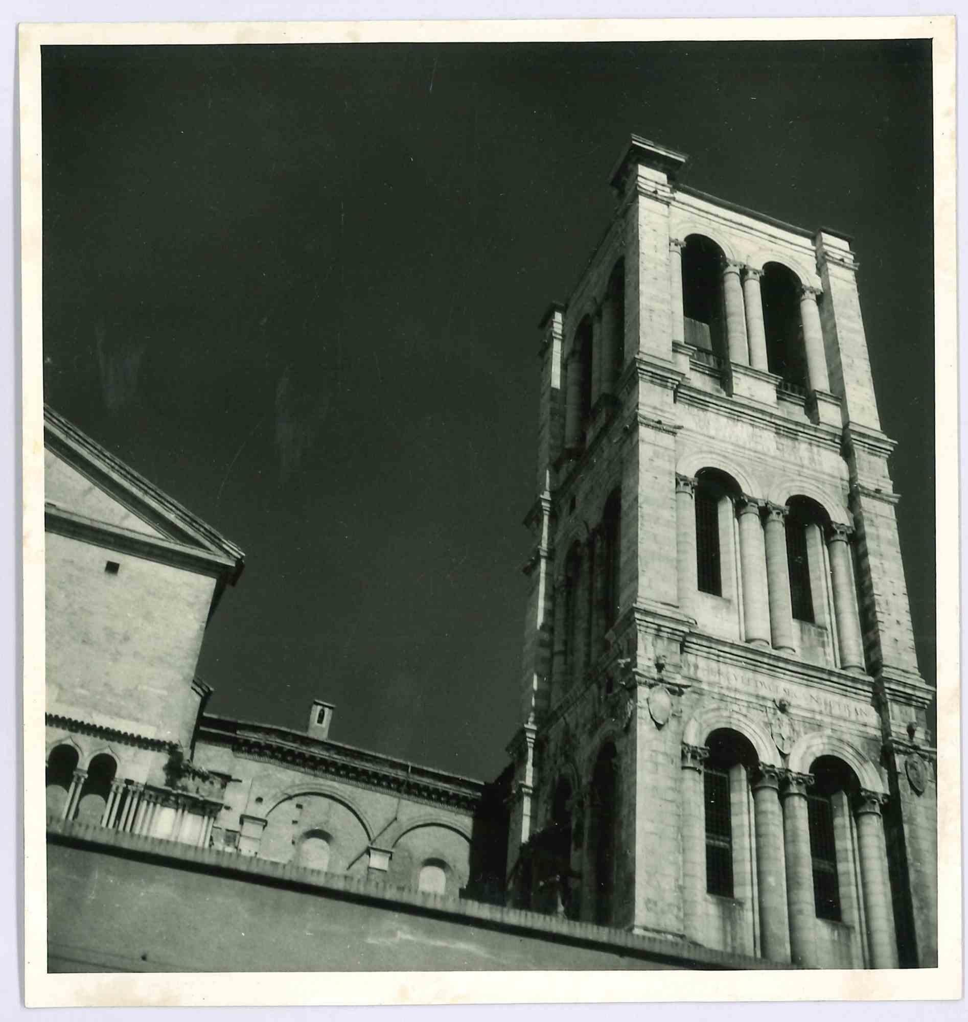 Unknown Figurative Photograph – Ferrara-Kathedrale – Vintage-Foto – frühes 20. Jahrhundert