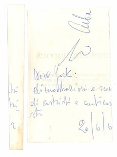 Fidel Castro onto Flaming- Historical Photo - 1960s