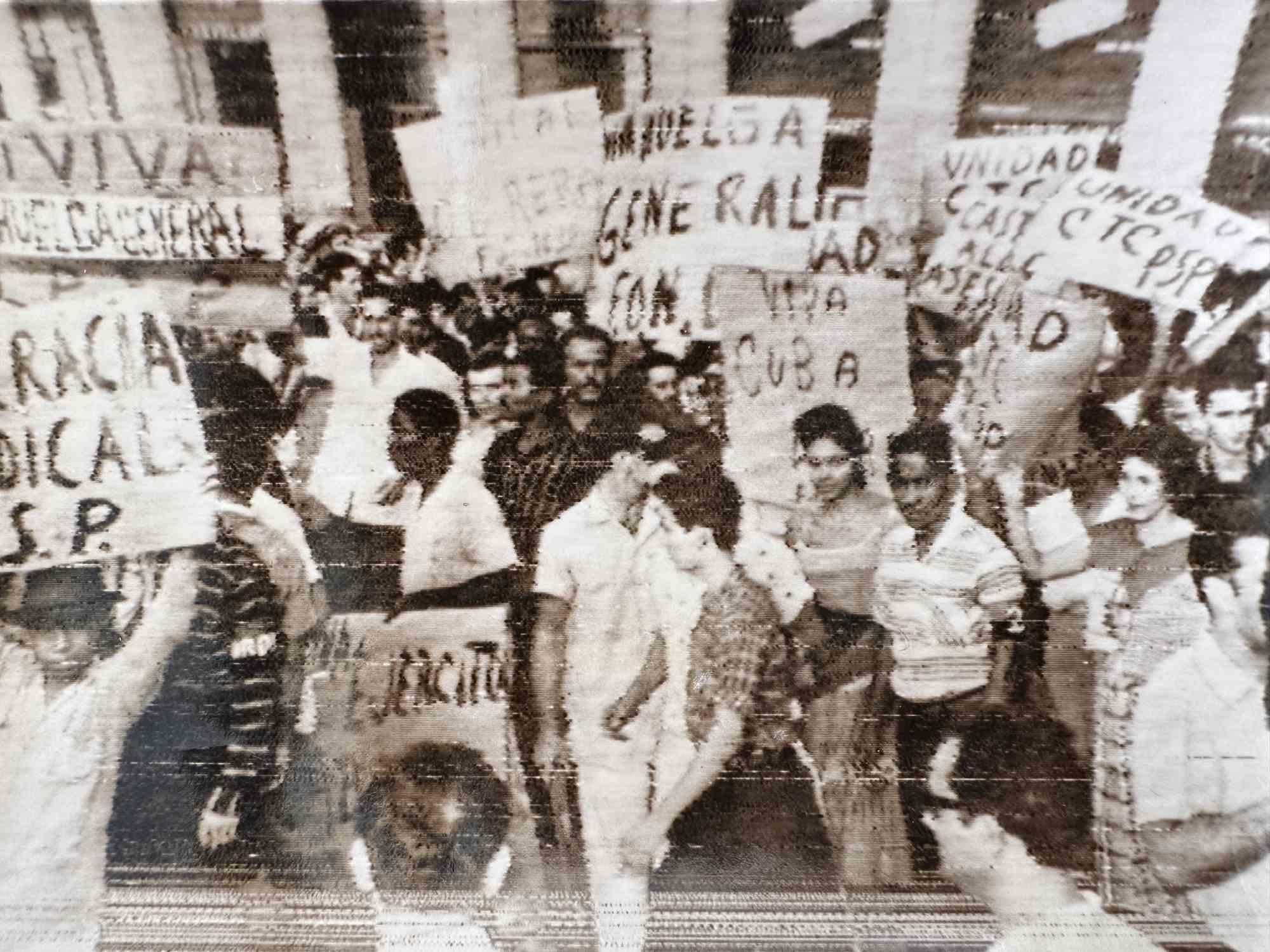 Fidel Castro Rebel's Forces - Historical Photo - 1960s