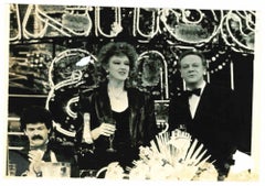 Fiorella Mannoia and Johnny Dorelli - Vintage Photograph - Mid 20th Century