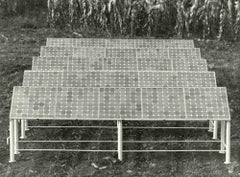 First Photovoltaic Panels - Vintage Photograph - 1970s