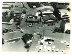 Alluvione a Shimodate - Giappone - Fotografia d'epoca - Anni '70