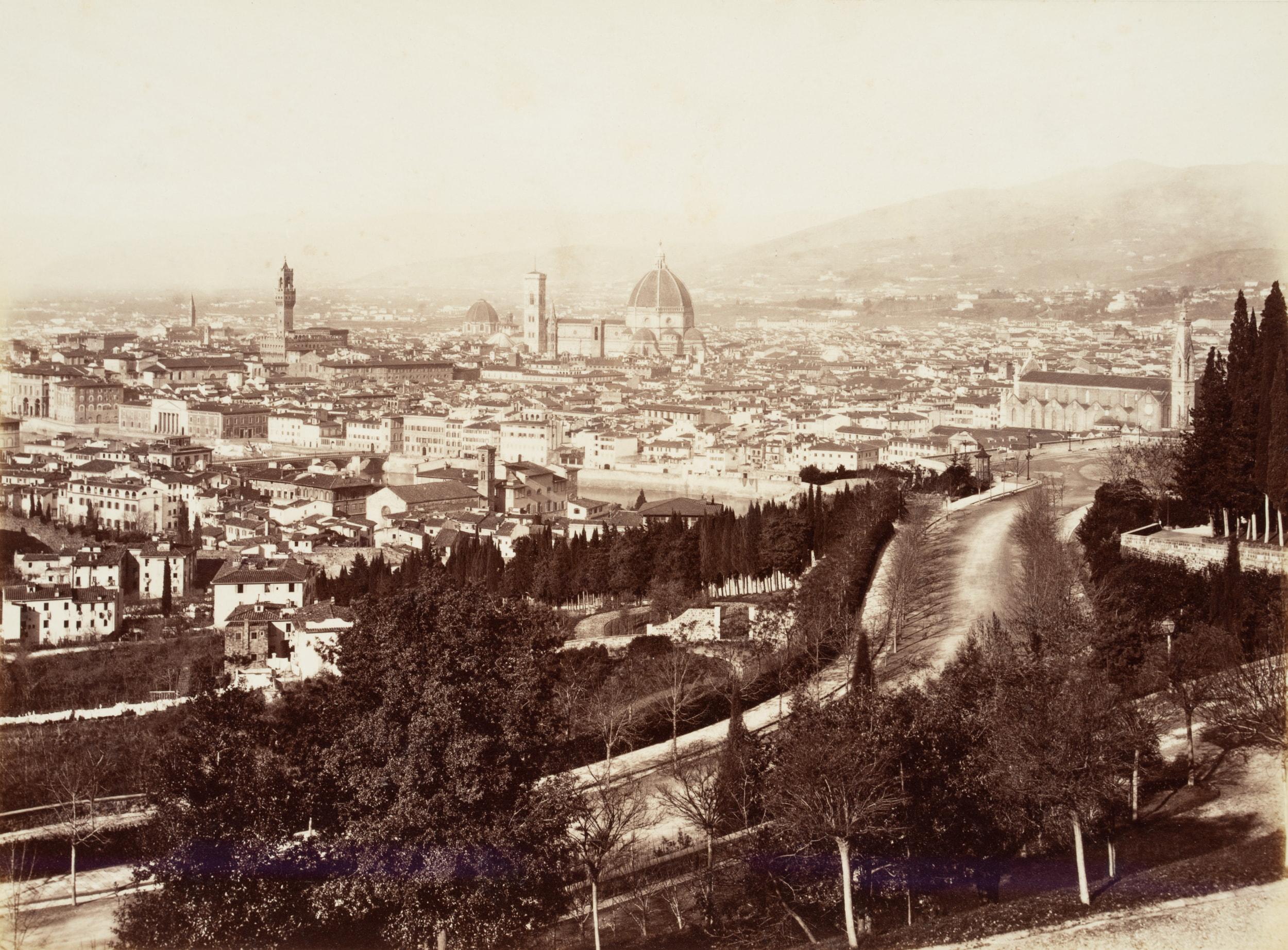 Fratelli Alinari Landscape Photograph - Florence city view