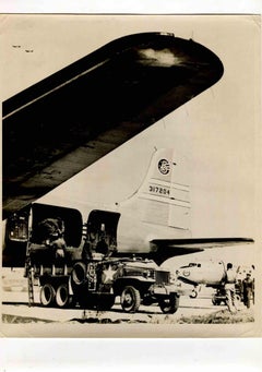 Flying the Freight to Korea - American Vintage Photograph - Mid 20th Century