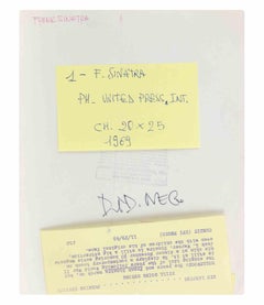 Ritratto formale di Frank Sinatra, Hollywood Press Service, 1969