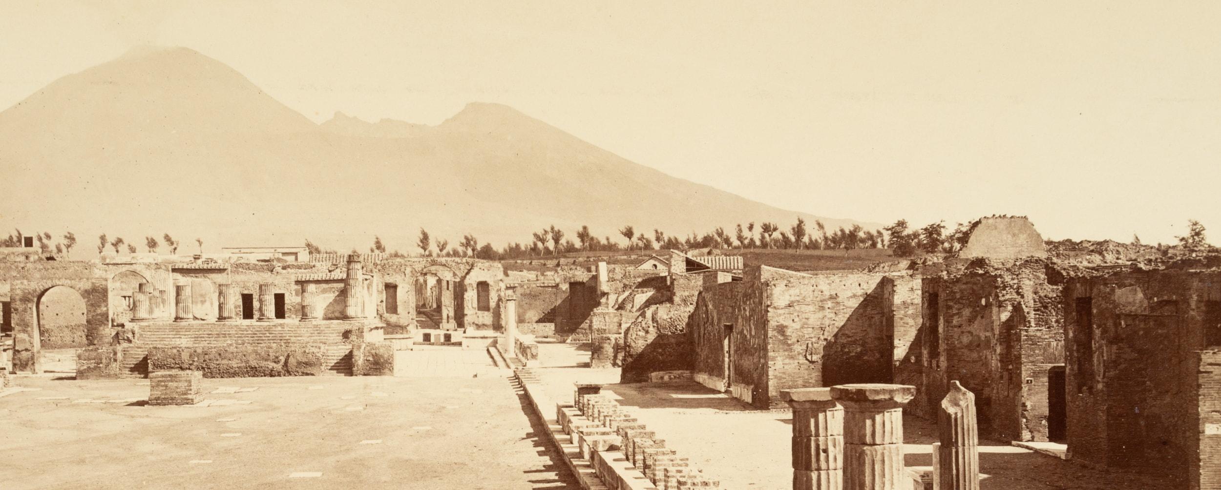 Forum civile, Pompei - Photograph by Fratelli Alinari