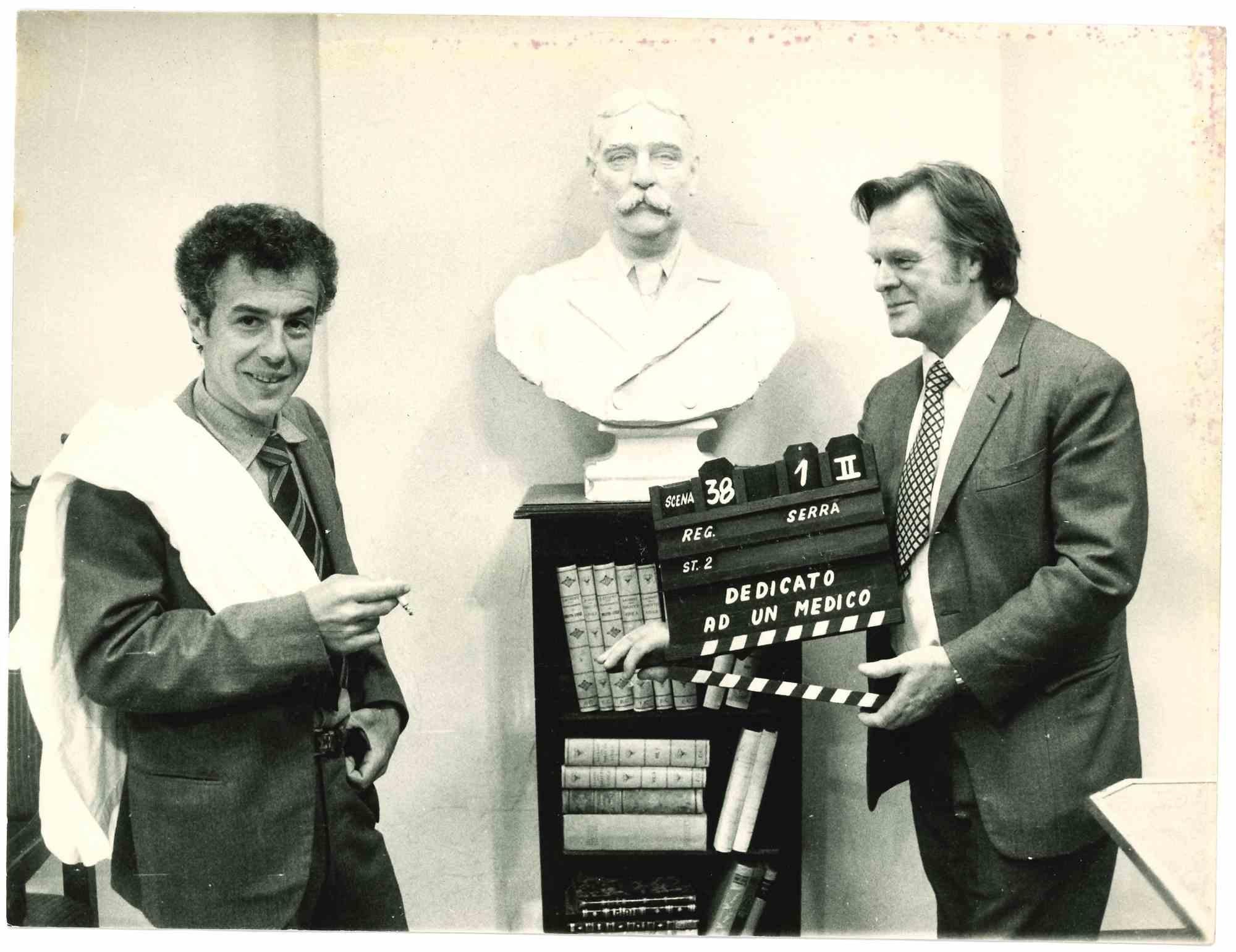 Figurative Photograph Unknown - Francesco Carnelutti et Carlo Hinterman - Photographie d'époque - Milieu du 20e siècle