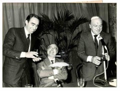 Franco Carraro e Primo Nebiolo - Foto d'epoca - Anni '70