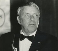 Frank Sinatra Black and White Candid Photograph