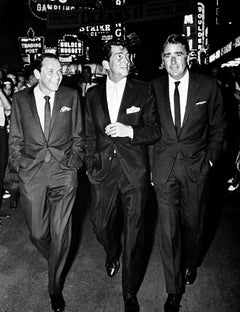 Frank Sinatra, Dean Martin, and Peter Lawford in Vegas for Ocean's Eleven