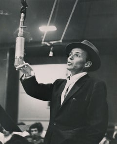 Frank Sinatra in the Studio Fine Art Print