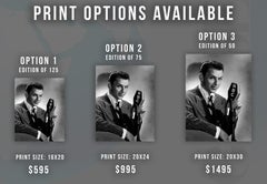 Frank Sinatra on NBC Globe Photos Fine Art Print