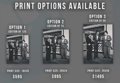 Frank Sinatra Singing at the Hot Dog Stand Fine Art Print