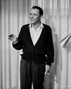 Frank Sinatra Smoking and Smiling Fine Art Print