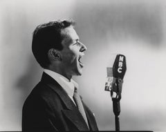 Vintage Frank Sinatra 'The Voice' on NBC Radio Fine Art Print