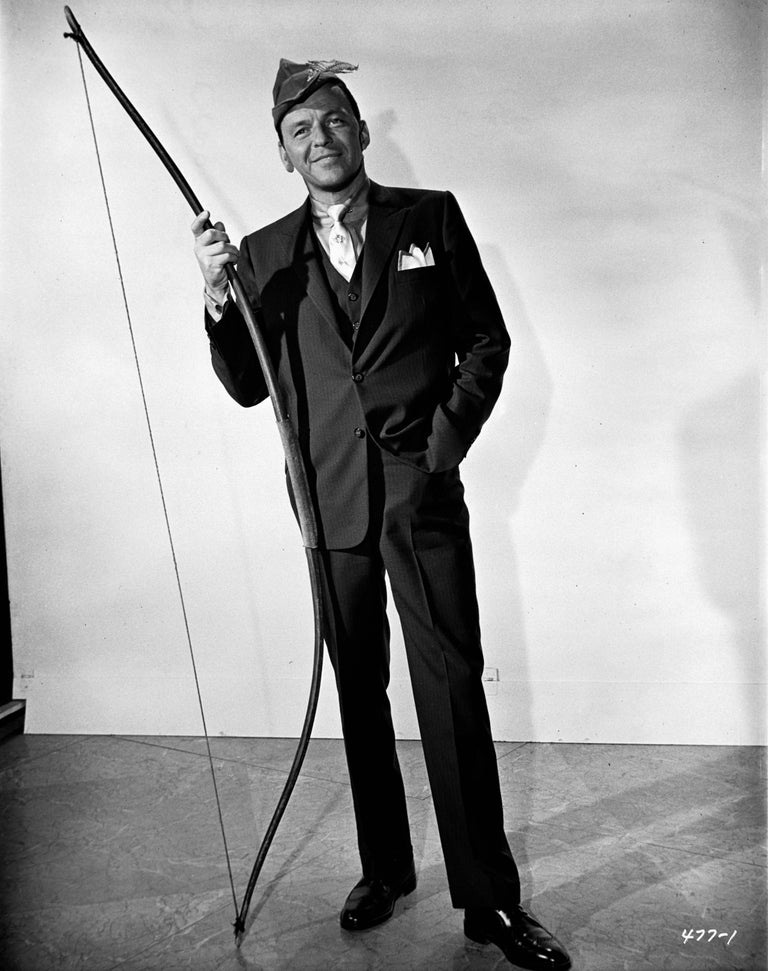Unknown - Frank Sinatra With a Bow Fine Art Print.