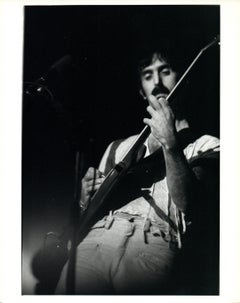 Frank Zappa Playing Guitar From Above Vintage Original Photograph