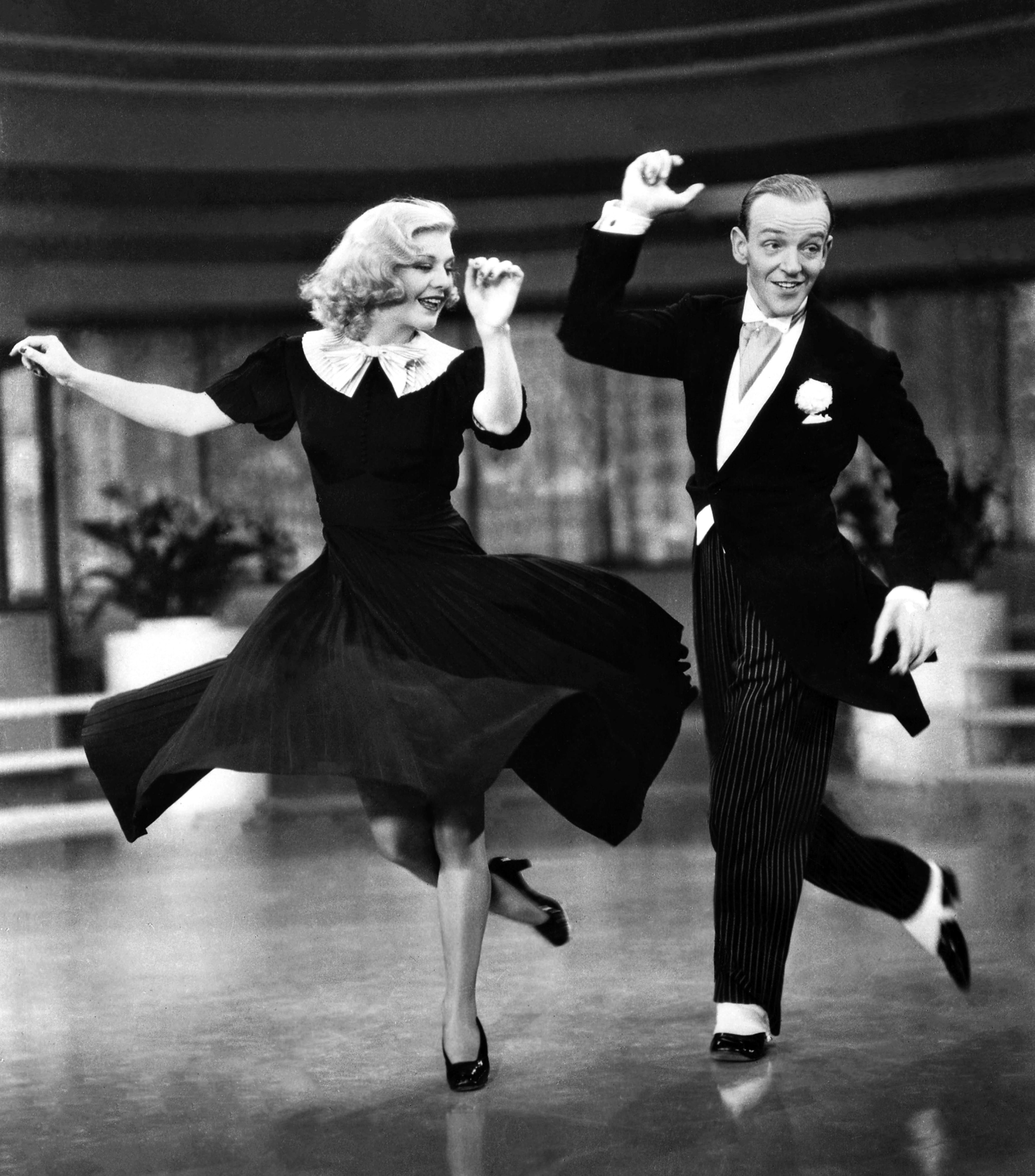 Unknown Portrait Photograph - Fred Astaire and Ginger Rogers in "Swing Time" Globe Photos Fine Art Print
