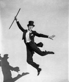 Fred Astaire in Mid-Jump with Tophat Movie Star News Fine Art Print