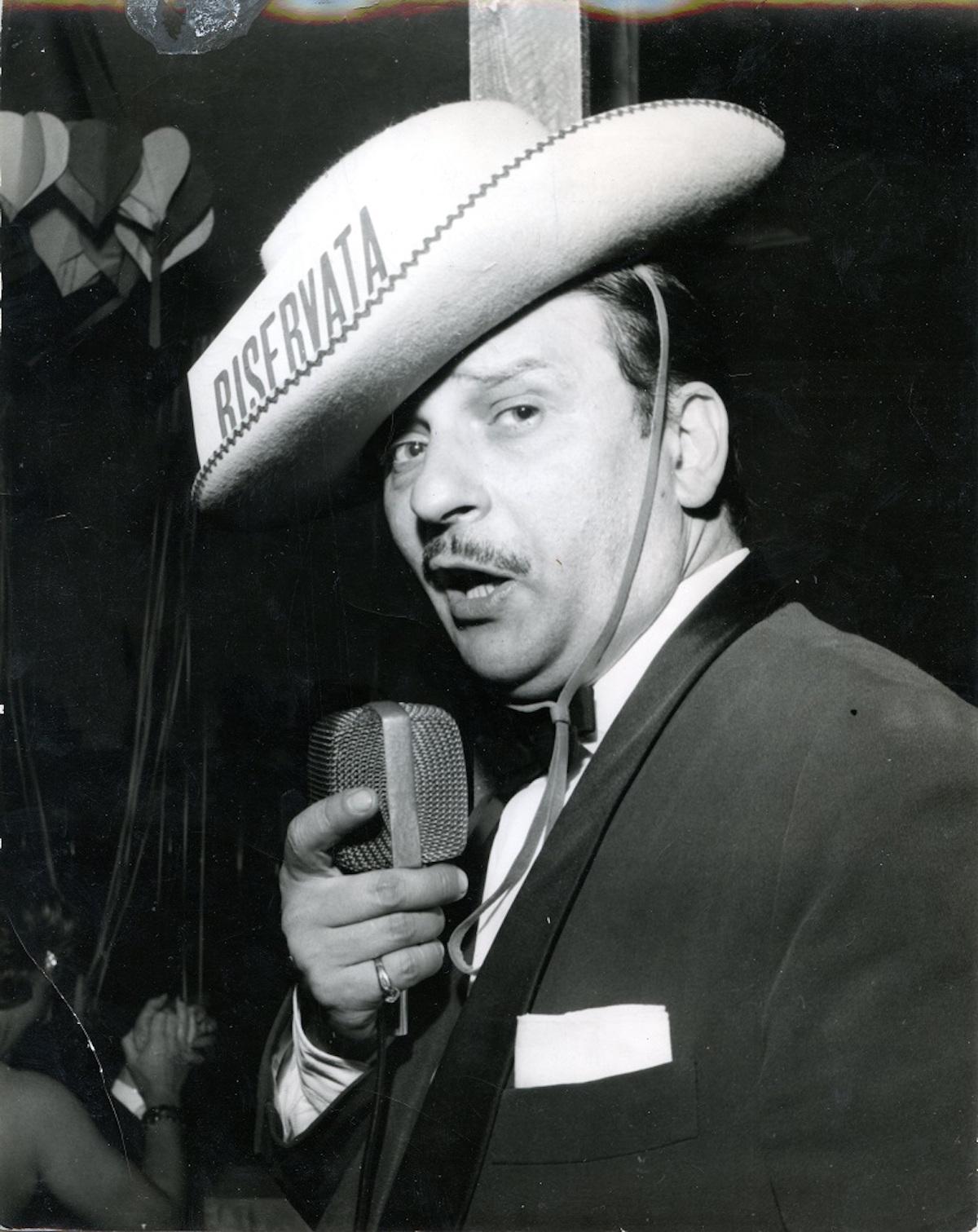 Fred Buscaglione by Giancolombo - Vintage b/w Photo - 1950s