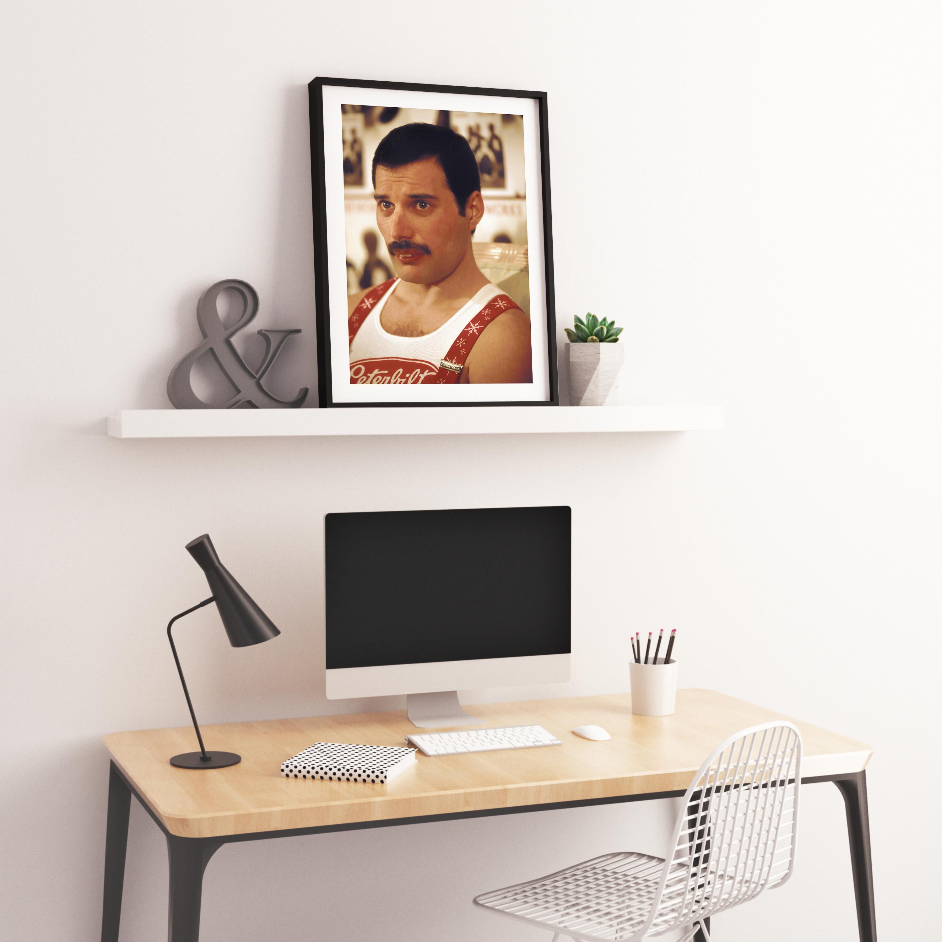 Freddie Mercury: Rock Star of Queen Fine Art Print - Brown Color Photograph by Unknown