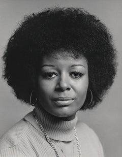 Gail Fisher Smiling in the Studio Fine Art Print