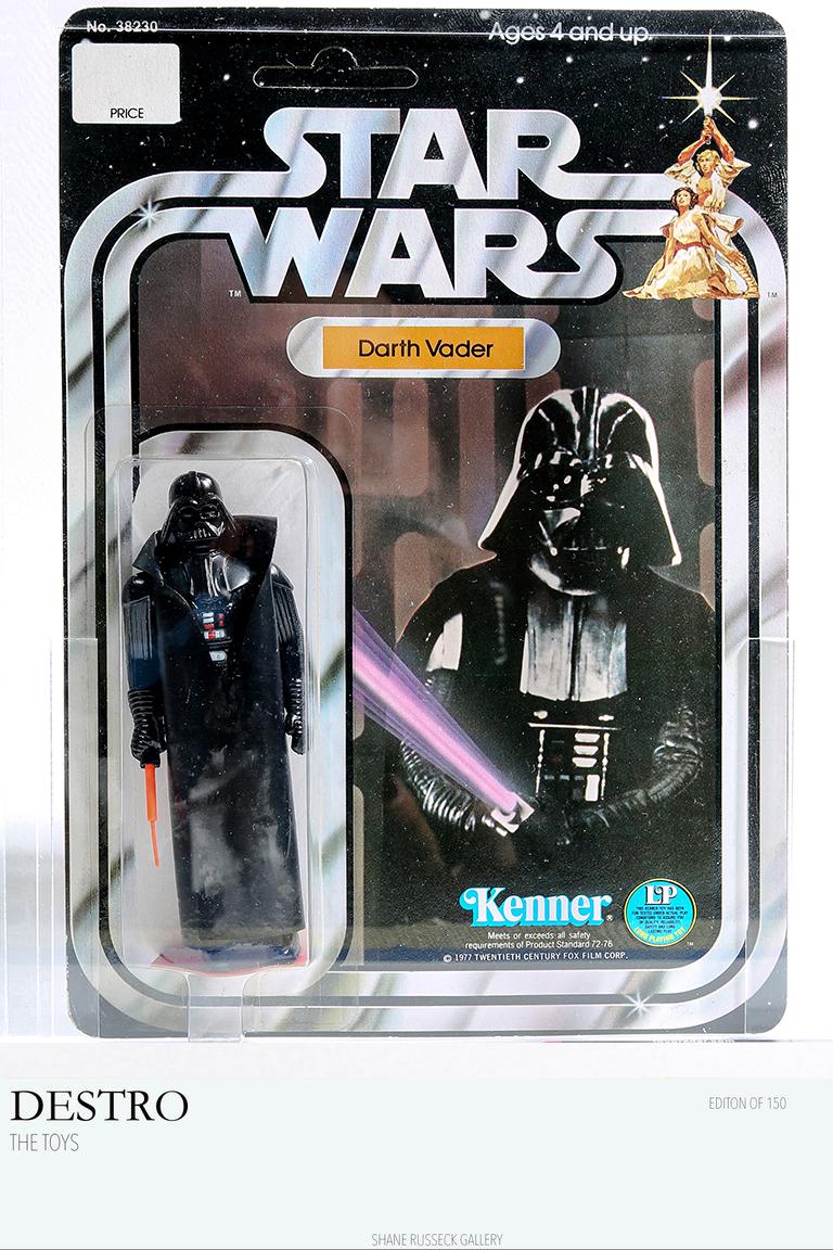 Galerie-Ausstellungsplakat DARTH VADER Star Wars  DESTRO EXHIBITION Pop Art