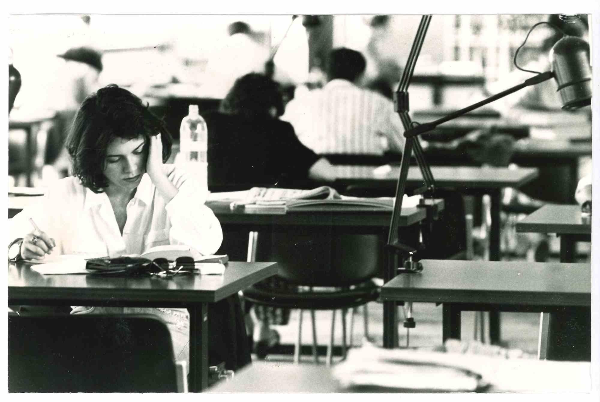 Unknown Figurative Photograph - Gender Equality - National Library in Italy - 1990s