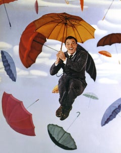 Gene Kelly "Singin' in the Rain" - Colorized Globe Photos Fine Art Print