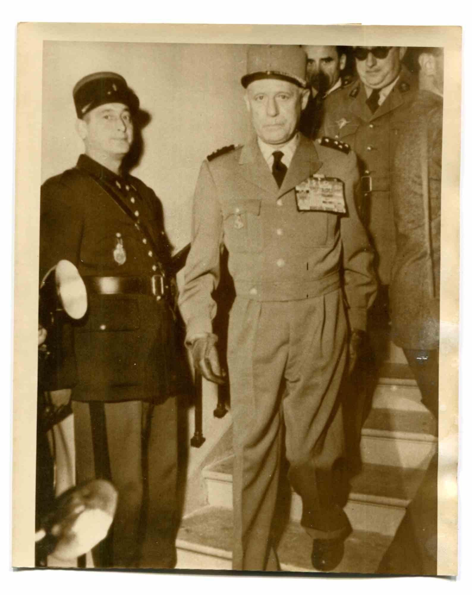 Unknown Figurative Photograph - General Raoul Salan - Historical Photos -1950s