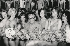 Vintage George Burns: Famed Comedian with Bikini Babes Fine Art Print