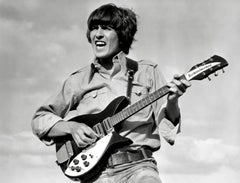George Harrison Playing Guitar in "Help!" Globe Photos Fine Art Print