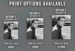 George Peppard: Handsome Star Outdoors Globe Photos Fine Art Print