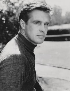 George Peppard: Handsome Star Outdoors Globe Photos Fine Art Print