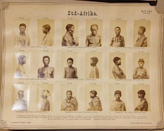 Estudio etnográfico alemán sobre la población tribal sudafricana hacia 1870