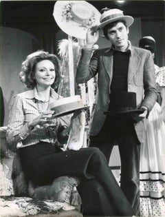 Gianni Morandi and Claudie Lange - Vintage Photo - 1970s