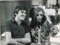 Gianni Morandi und Dalida - Vintage-Foto - 1970er Jahre