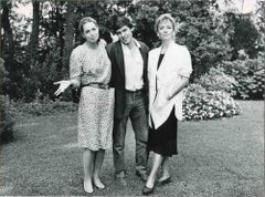 Gianni Morandi, Catherine Stark and Milly Carlucci - Vintage Photo - 1980s